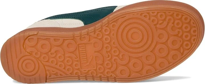 PUMA Palermo Elevata Shoes Women's Snow Shoes Alpine Snow/Green Terrain : 11 B - Medium, Leather/Suede - Image 3