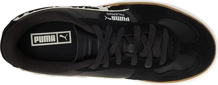 PUMA Palermo Elevata Shoes Women's Snow Shoes Black/Gum : 6.5 B - Medium, Leather/Suede - Image 2