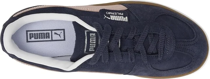 PUMA Palermo Elevata Shoes Women's Snow Shoes New Navy/Mauve Mist : 6 B - Medium, Leather/Suede - Image 2