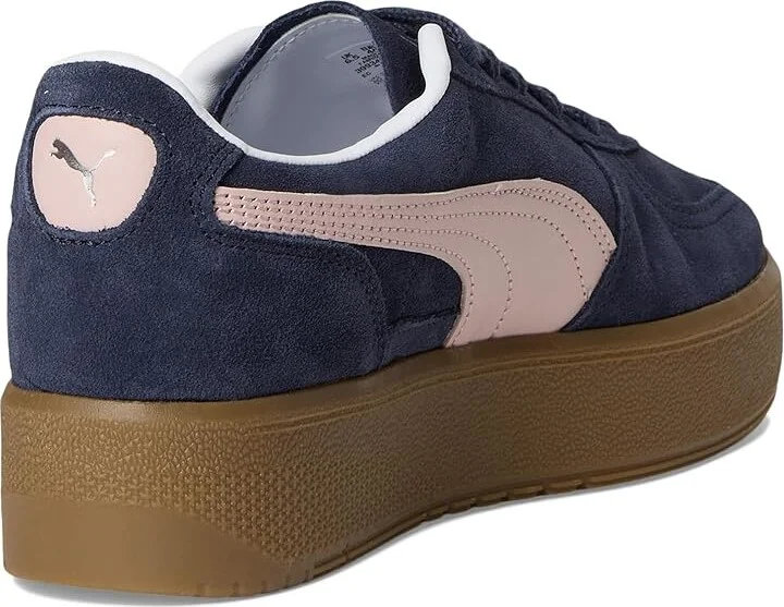 PUMA Palermo Elevata Shoes Women's Snow Shoes New Navy/Mauve Mist : 6 B - Medium, Leather/Suede - Image 4
