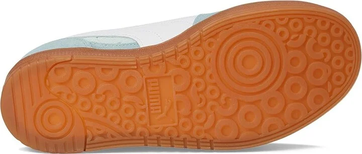 PUMA Palermo Elevata Shoes Women's Snow Shoes Peaceful Blue/Gum : 10.5 B - Medium, Leather/Suede - Image 3