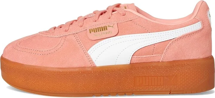 PUMA Palermo Elevata Shoes Women's Snow Shoes Pink Fruit/Gum : 10.5 B - Medium, Leather/Suede - Image 6