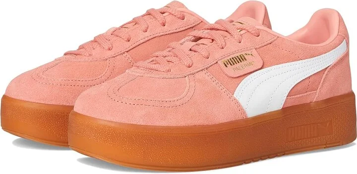 PUMA Palermo Elevata Shoes Women's Snow Shoes Pink Fruit/Gum : 10.5 B - Medium, Leather/Suede