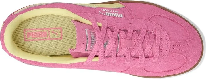 PUMA Palermo Elevata Shoes Women's Snow Shoes Posie Pink/Gold Moon : 10.5 B - Medium, Leather/Suede - Image 2