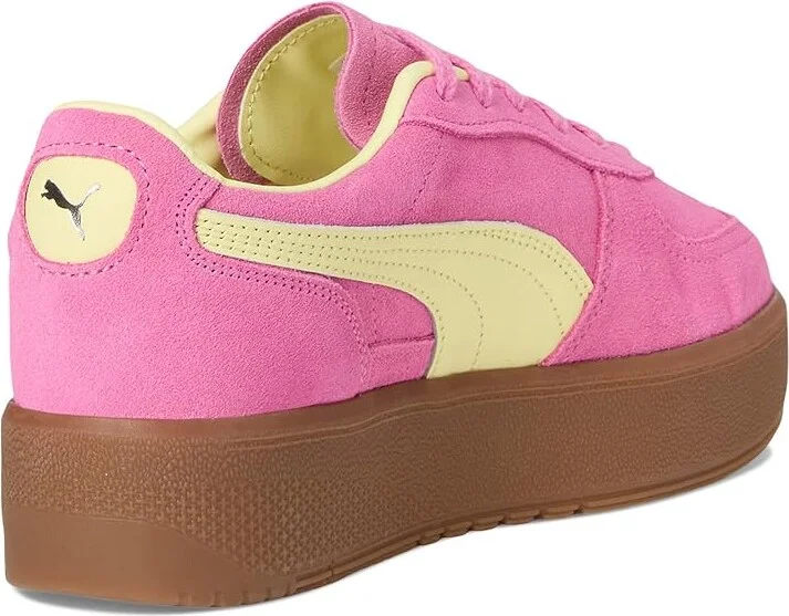 PUMA Palermo Elevata Shoes Women's Snow Shoes Posie Pink/Gold Moon : 10.5 B - Medium, Leather/Suede - Image 4