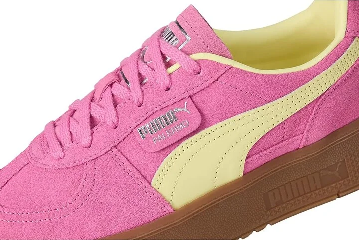 PUMA Palermo Elevata Shoes Women's Snow Shoes Posie Pink/Gold Moon : 10.5 B - Medium, Leather/Suede - Image 7
