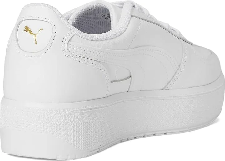PUMA Palermo Elevata Shoes Women's Snow Shoes Puma White : 9.5 B - Medium, Leather/Suede - Image 4