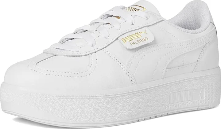PUMA Palermo Elevata Shoes Women's Snow Shoes Puma White : 9.5 B - Medium, Leather/Suede - Image 5