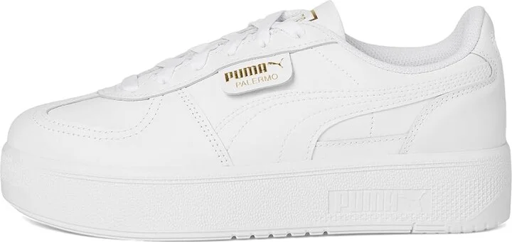 PUMA Palermo Elevata Shoes Women's Snow Shoes Puma White : 9.5 B - Medium, Leather/Suede - Image 6