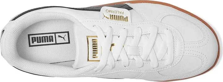 PUMA Palermo Elevata Shoes Women's Snow Shoes Puma White/Gum : 9.5 B - Medium, Leather/Suede - Image 2