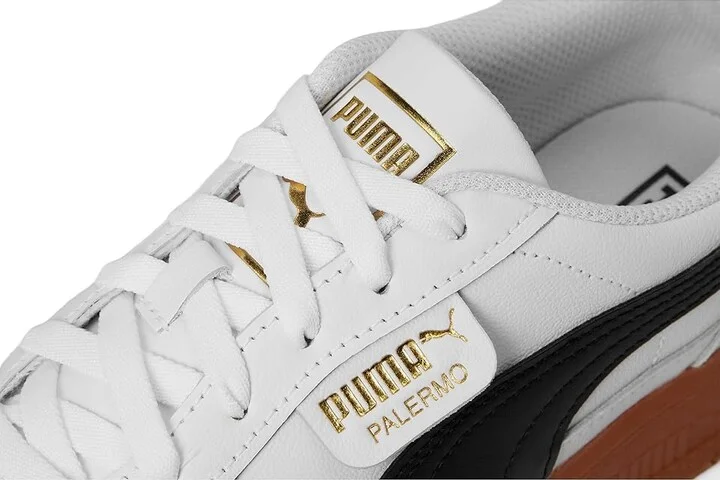 PUMA Palermo Elevata Shoes Women's Snow Shoes Puma White/Gum : 9.5 B - Medium, Leather/Suede - Image 7