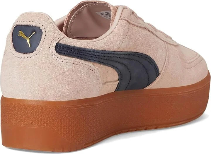 PUMA Palermo Elevata Shoes Women's Snow Shoes Rose Quartz/Gum : 10.5 B - Medium, Leather/Suede - Image 4