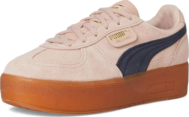 PUMA Palermo Elevata Shoes Women's Snow Shoes Rose Quartz/Gum : 10.5 B - Medium, Leather/Suede - Image 5