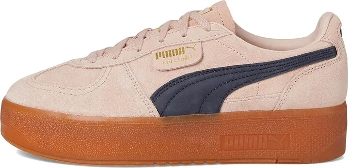 PUMA Palermo Elevata Shoes Women's Snow Shoes Rose Quartz/Gum : 10.5 B - Medium, Leather/Suede - Image 6