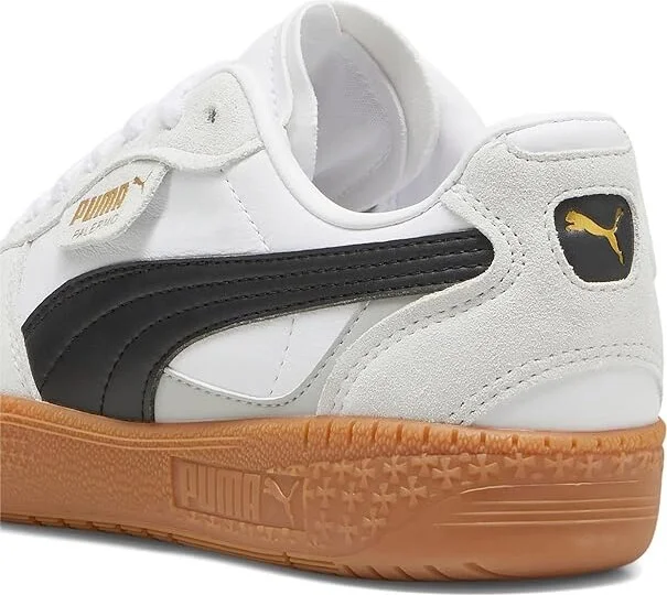 PUMA Palermo Moda Women's Lace up casual Shoes Puma White/Puma Black : 5.5 B - Medium, Leather - Image 4