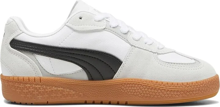 PUMA Palermo Moda Women's Lace up casual Shoes Puma White/Puma Black : 5.5 B - Medium, Leather - Image 6