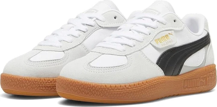 PUMA Palermo Moda Women's Lace up casual Shoes Puma White/Puma Black : 5.5 B - Medium, Leather