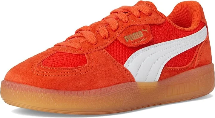 PUMA Palermo Moda Women's Lace up casual Shoes Redmazing/Gum : 7 B - Medium, Leather - Image 5