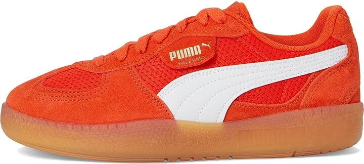 PUMA Palermo Moda Women's Lace up casual Shoes Redmazing/Gum : 7 B - Medium, Leather - Image 6