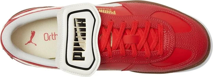PUMA Palermo Premium Shoes Men's Snow Shoes For All Time Red/Warm White : 11 D - Medium, Leather - Image 2