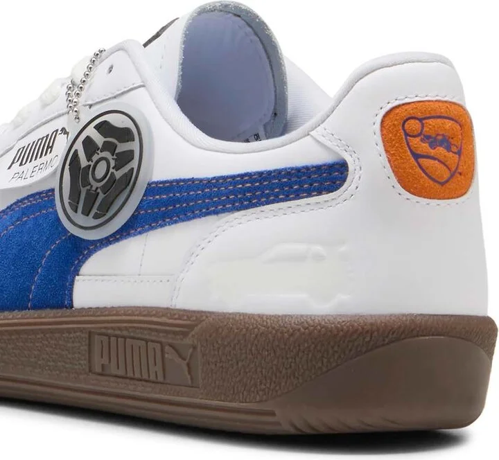 Puma Palermo Rocket League sneakers in orange - Image 3