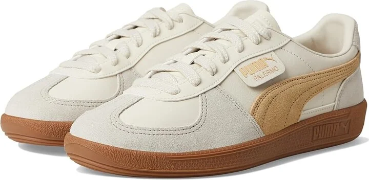 PUMA Palermo Shoes Men's Shoes Alpine Snow/Desert Dust/Gum : 13 D - Medium, Suede