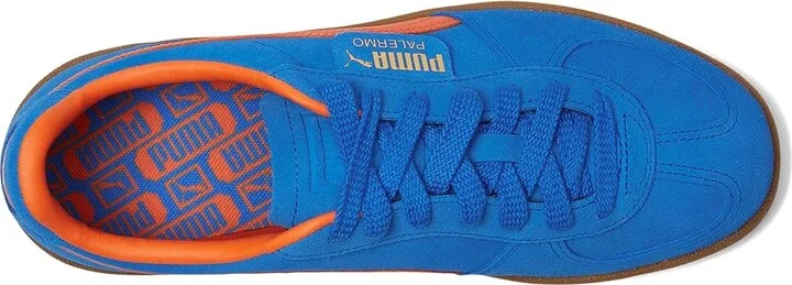 PUMA Palermo Shoes Men's Shoes Hyperlink Blue/Flame Flicker/Gum : 10.5 D - Medium, Leather - Image 2