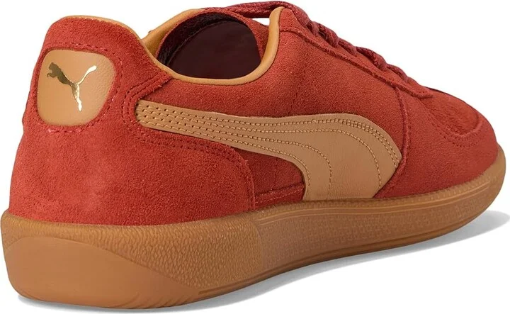 PUMA Palermo Shoes Men's Shoes Mars Red/Caramel Latte/Gum : 10.5 D - Medium, Suede - Image 4