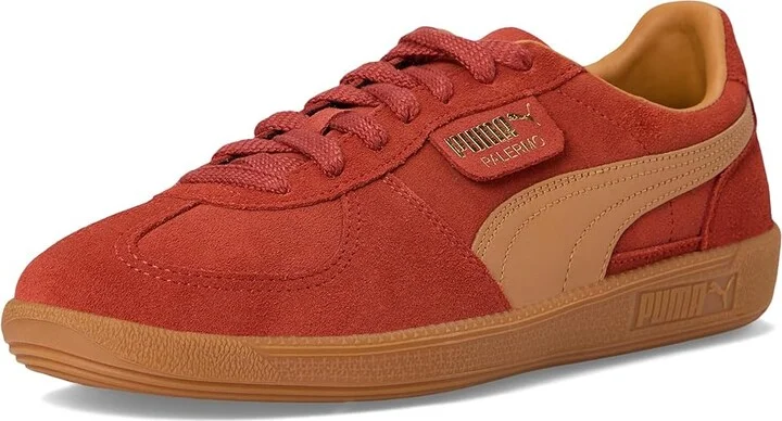 PUMA Palermo Shoes Men's Shoes Mars Red/Caramel Latte/Gum : 10.5 D - Medium, Suede - Image 5