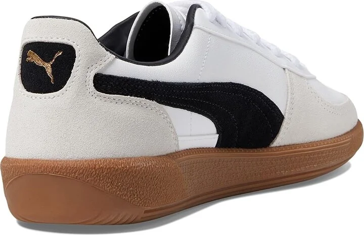 PUMA Palermo Shoes Men's Shoes PUMA White/Vapor Gray/Gum : 7 D - Medium, Leather/Suede - Image 4
