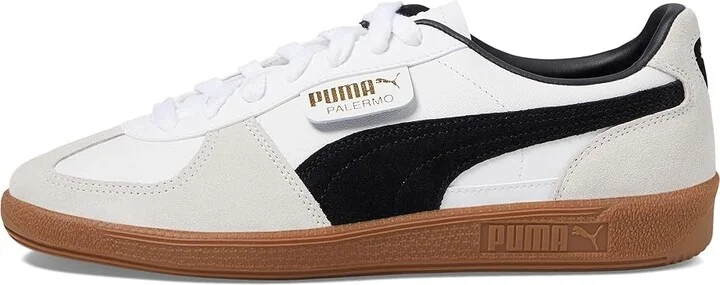 PUMA Palermo Shoes Men's Shoes PUMA White/Vapor Gray/Gum : 7 D - Medium, Leather/Suede - Image 6