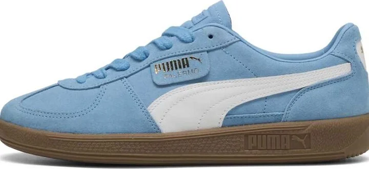 PUMA Palermo sneaker in light blue - Image 2