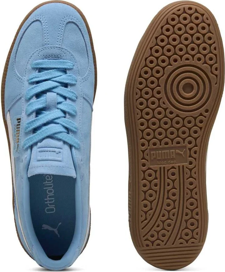 PUMA Palermo sneaker in light blue - Image 4