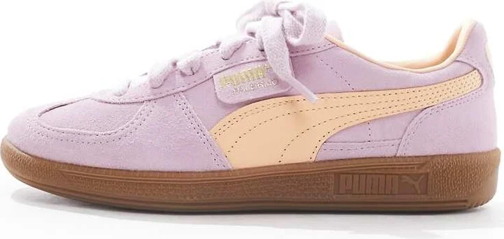 PUMA Palermo sneakers in pink & orange - Image 2