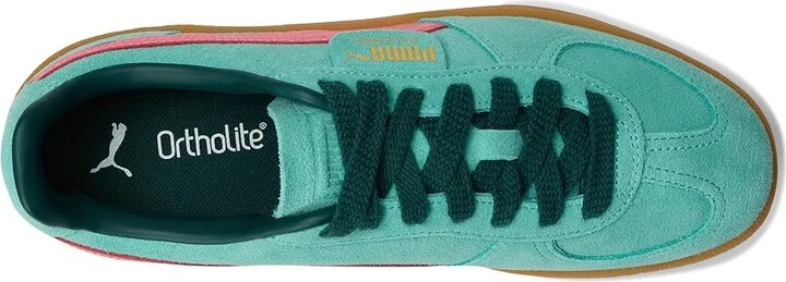 PUMA Palermo Sneakers Women's Boots Aquatic/Dark Myrtle : 8 B - Medium, Leather/Textile - Image 2