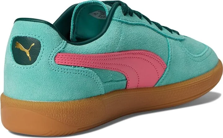 PUMA Palermo Sneakers Women's Boots Aquatic/Dark Myrtle : 8 B - Medium, Leather/Textile - Image 4