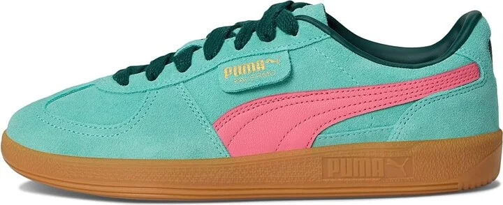 PUMA Palermo Sneakers Women's Boots Aquatic/Dark Myrtle : 8 B - Medium, Leather/Textile - Image 6