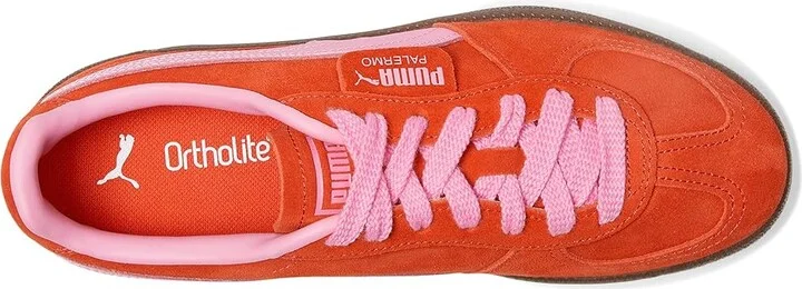 PUMA Palermo Sneakers Women's Boots Fierce Red/Poison Pink : 6 B - Medium, Leather/Textile - Image 2