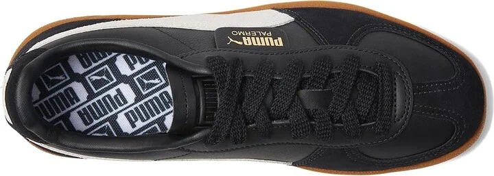 PUMA Palermo Sneakers Women's Boots Puma Black/Feather Gray/Gum : 9 B - Medium, Leather/Textile - Image 2