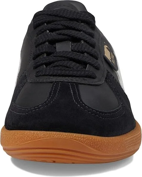 PUMA Palermo Sneakers Women's Boots Puma Black/Feather Gray/Gum : 9 B - Medium, Leather/Textile - Image 5