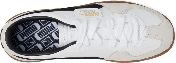 PUMA Palermo Sneakers Women's Boots PUMA White/Vapor Gray/Gum : 9.5 B - Medium, Leather/Textile - Image 2