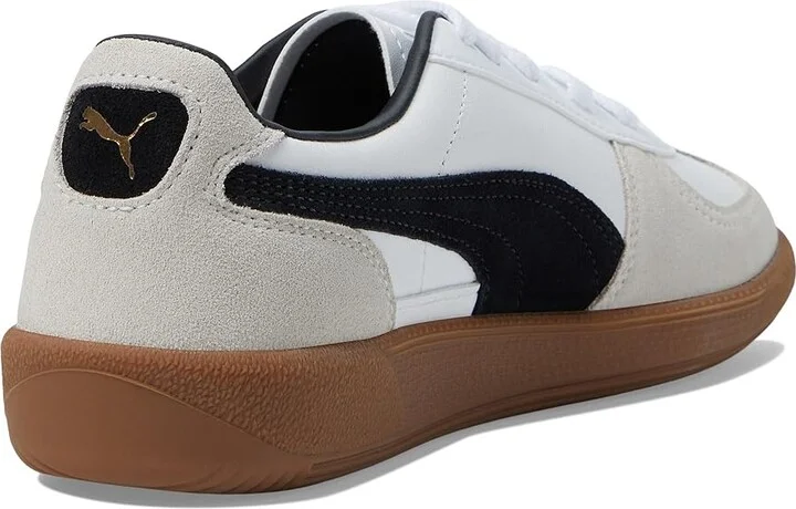PUMA Palermo Sneakers Women's Boots PUMA White/Vapor Gray/Gum : 9.5 B - Medium, Leather/Textile - Image 4