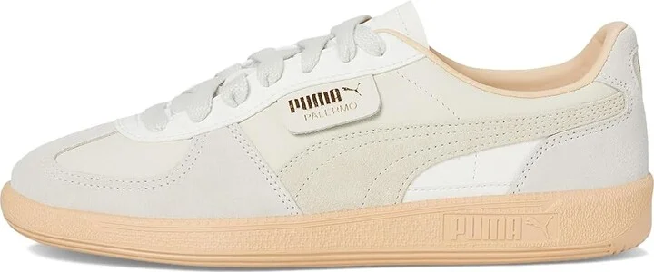 PUMA Palermo Sneakers Women's Boots Warm White/Alpine Snow/Cashew : 10.5 B - Medium, Leather/Textile - Image 6