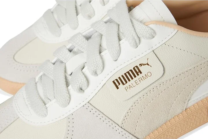 PUMA Palermo Sneakers Women's Boots Warm White/Alpine Snow/Cashew : 10.5 B - Medium, Leather/Textile - Image 7