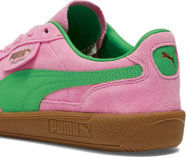 PUMA Palermo Special sneakers in pink and green - Image 2