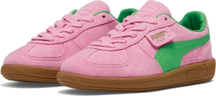 PUMA Palermo Special sneakers in pink and green