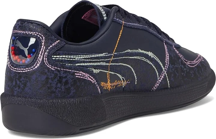 PUMA Palermo Squid Game Shoes Men's Shoes Navy/Bright Melon : 13 D - Medium, Leather/Suede - Image 4