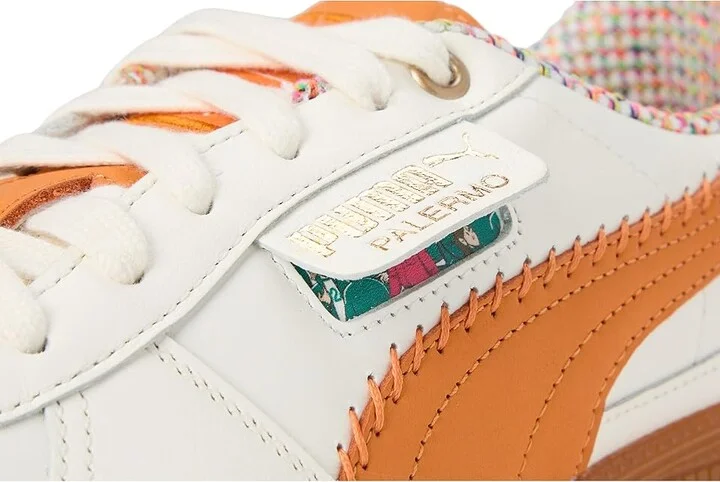 PUMA Palermo Squid Game Shoes Men's Shoes Warm White/Pumpkin Pie : 13 D - Medium, Leather/Suede - Image 7