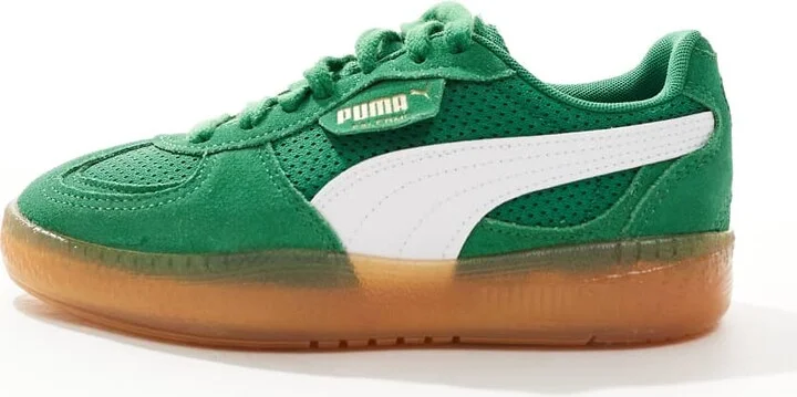 PUMA Palermo Vintage Moda sneakers in green - Image 2