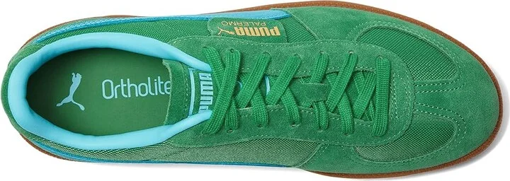 PUMA Palermo Vintage Shoes Men's Snow Shoes Archive Green/Bright Aqua : 8.5 D - Medium, Leather/Suede - Image 2